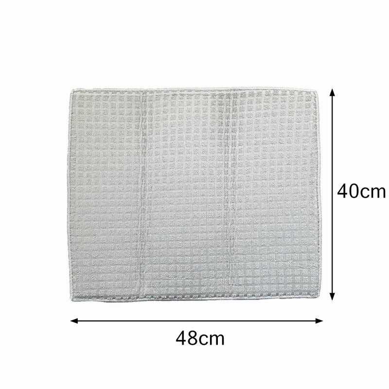 2 x Dish Drying Mat Absorbent Microfibre Mats Reversible Microfiber Kitchen Sink