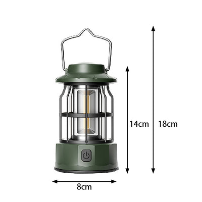 Portable LED Camping Camp Lantern Lamp Light Torch Outdoor Hiking Water-Resistant