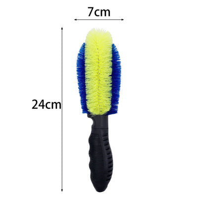 Car Vehicle Wheel Care Cleaning Brush Tyre Tire Rim Clean Scrub Cleaner Tool Wash