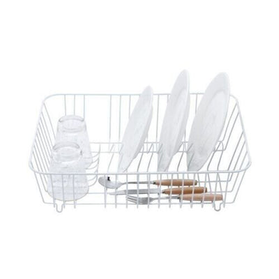 Metal Wire Dish Rack Plate Tray Bowl Cup Holder Drying Drainer Stand Kitchen Dishrack