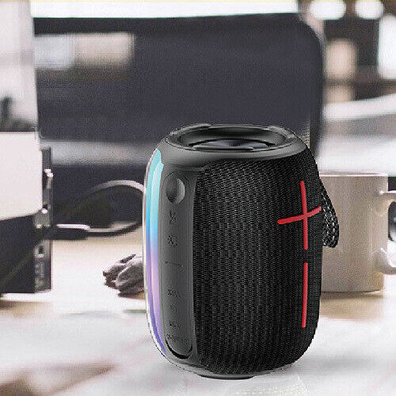 RGB Wireless Portable Bluetooth Speaker Colourful LED Lights Rechargeable Loud Sound