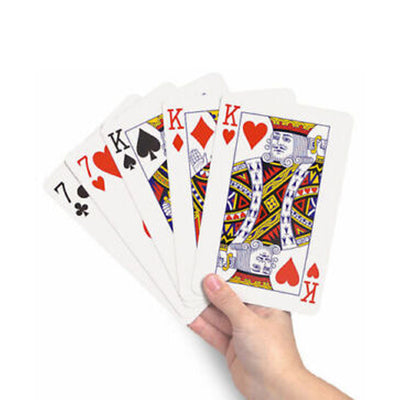 2PK Jumbo Playing Cards Large Big Deck Card Game Plastic Coated Poker Plating Cards