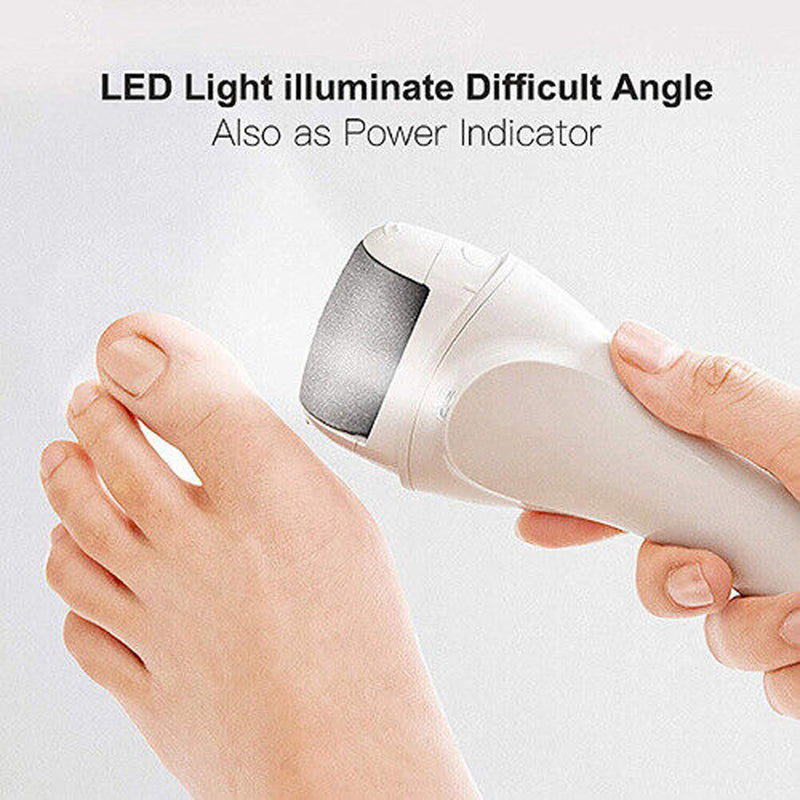 Electric Rechargeable Foot File Callus Hard Dead Skin Remover Pedicure Tool Feet Scrub