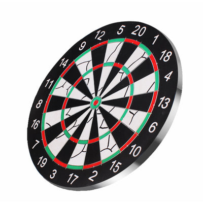 18” Dart Board Set Double-Sided Dartboard with 6 Darts Family Competition Game