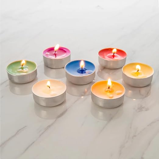 30PCS Scented Tealights Tea Light Candles Bulk 4 Hours Burn Home Scent Wedding