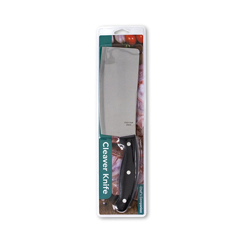 Cleaver Knife Stainless Steel Blade Kitchen Chef Cook Knives Sharp Butcher Meat Fruit