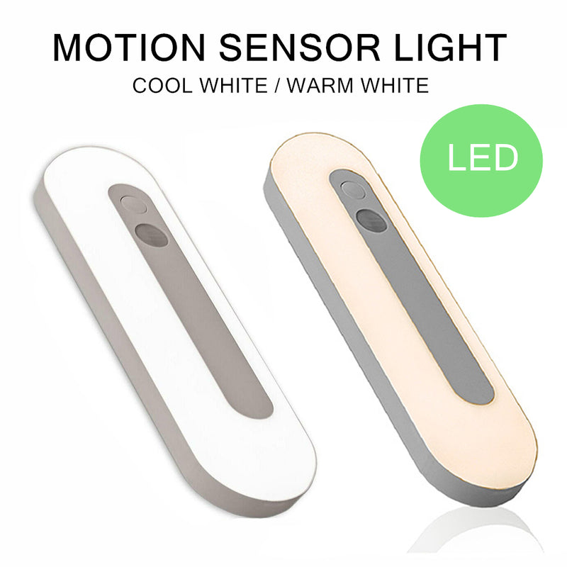 LED Motion Sensor Under Closet Night Light Rechargeable Cabinet Dimmable Lamp