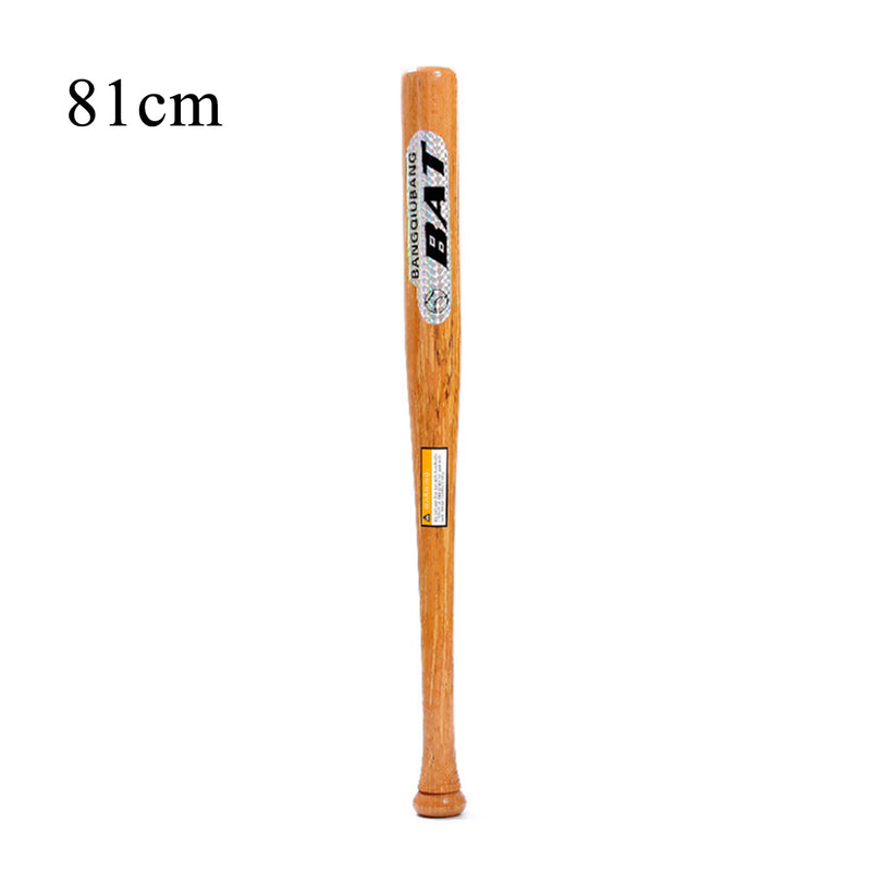 Wooden Baseball Bat Racket Outdoor Sports Softball Wood Base Ball 63cm/81cm