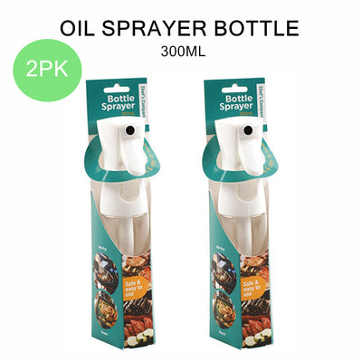 2PCS Oil Sprayer Bottle Olive Dispenser Cooking Baking BBQ Mist Spray 300ml