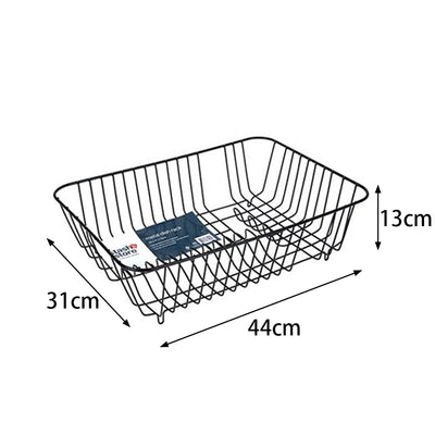 Metal Wire Dish Rack Plate Tray Bowl Cup Holder Drying Drainer Stand Kitchen Dishrack