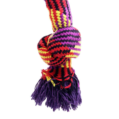 Heavy Duty 104cm Large Knotted Rope Pet Doy Toy Tug Chew Play Strong Thick Long