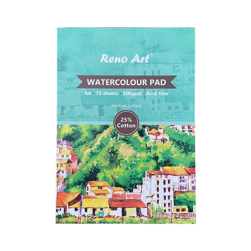 A4 Watercolour Pad Book Painting Art Paper Sketchbook Draw 300gsm 25% Cotton