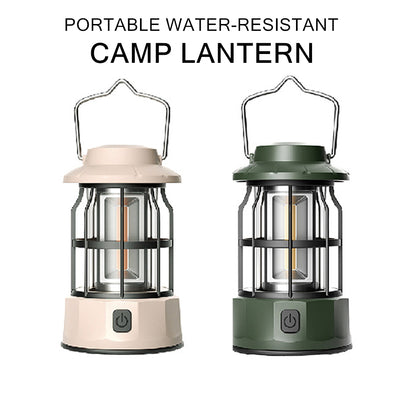 Portable LED Camping Camp Lantern Lamp Light Torch Outdoor Hiking Water-Resistant