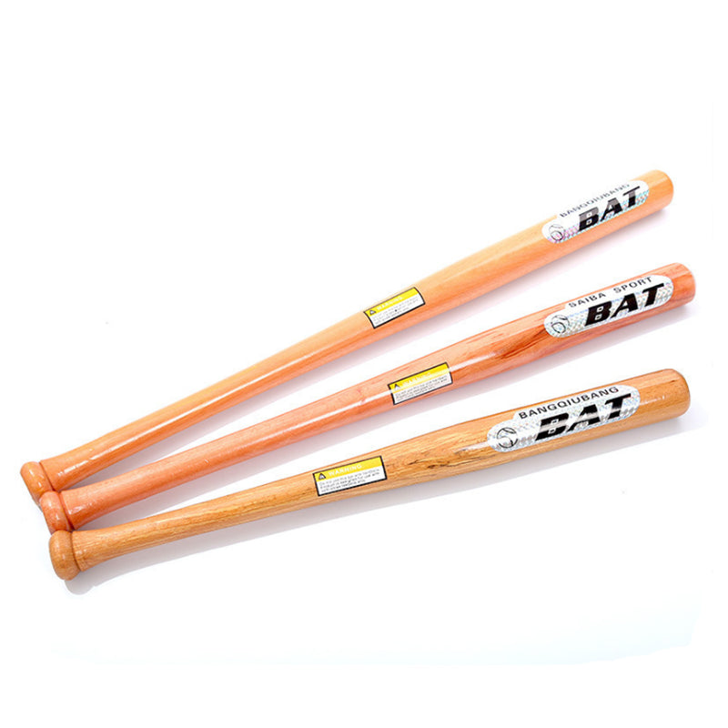 Wooden Baseball Bat Racket Outdoor Sports Softball Wood Base Ball 63cm/81cm