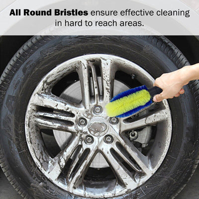 Car Vehicle Wheel Care Cleaning Brush Tyre Tire Rim Clean Scrub Cleaner Tool Wash