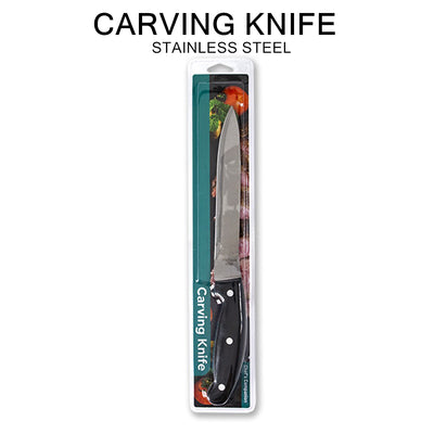 Carving Knife Stainless Steel Blade Kitchen Chef Cook Knives Sharp Butcher Meat Knife