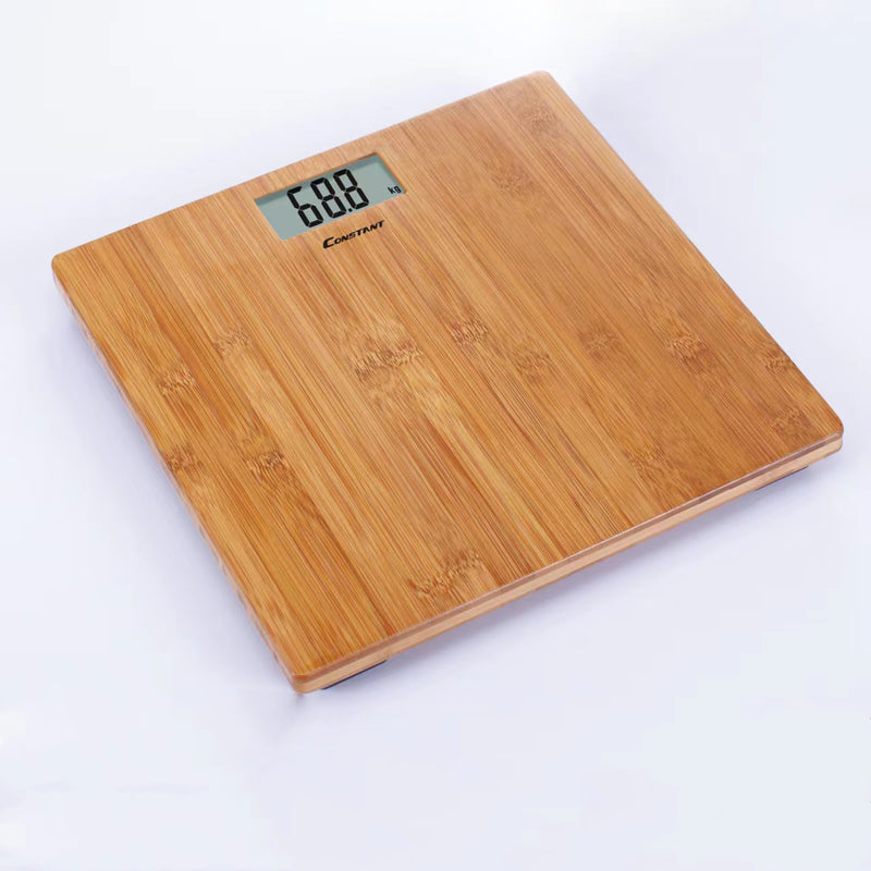 180kg Electronic Digital LCD Bamboo Platform Body Bathroom Scale Gym Weight Scales