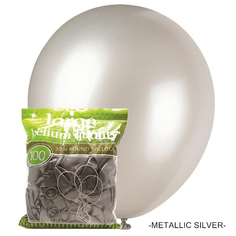 100PCS 12” Party Balloons 30cm Latex Helium Metallic Pearl Balloon Décor Birthday