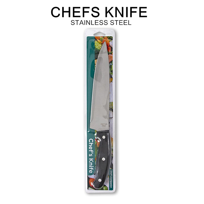 Chef’s Knife Stainless Steel Blade Kitchen Chef Cook Knives Sharp Meat Fruit Butcher