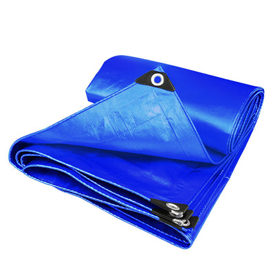 Heavy Duty Tarpaulin Waterproof Cover Shelter Camping Car Weatherproof Blue Tarp