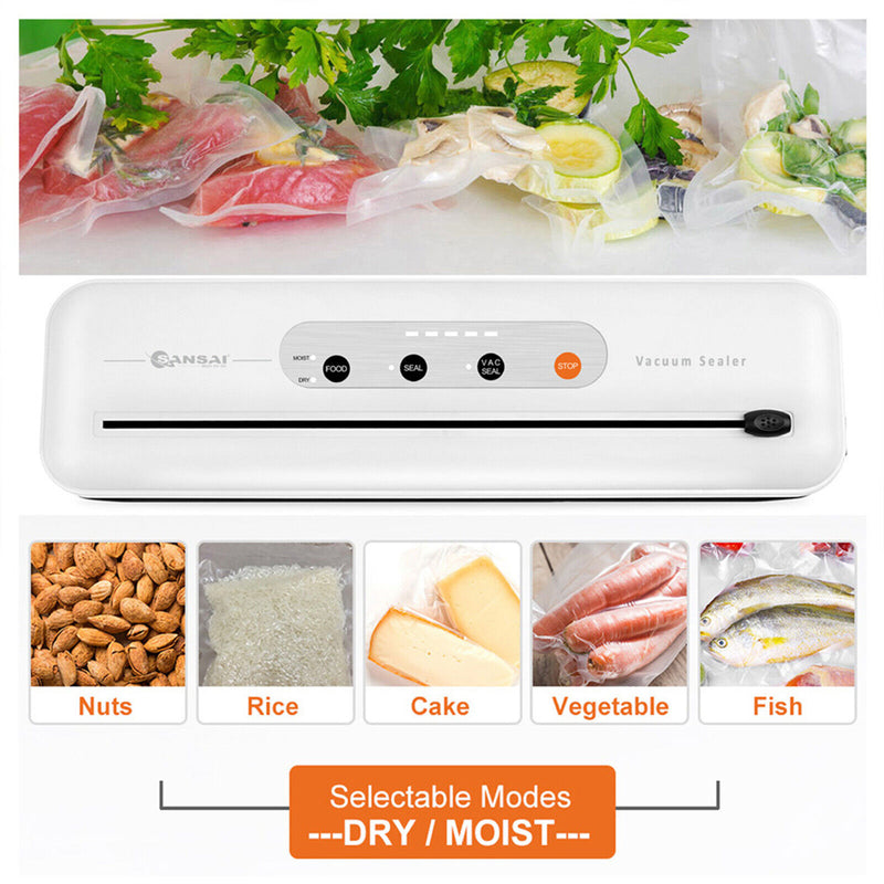 Dry Moist Food Vacuum Sealer Sealing Machine Fresh Storage Sous Vide Fresh