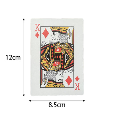 2PK Jumbo Playing Cards Large Big Deck Card Game Plastic Coated Poker Plating Cards