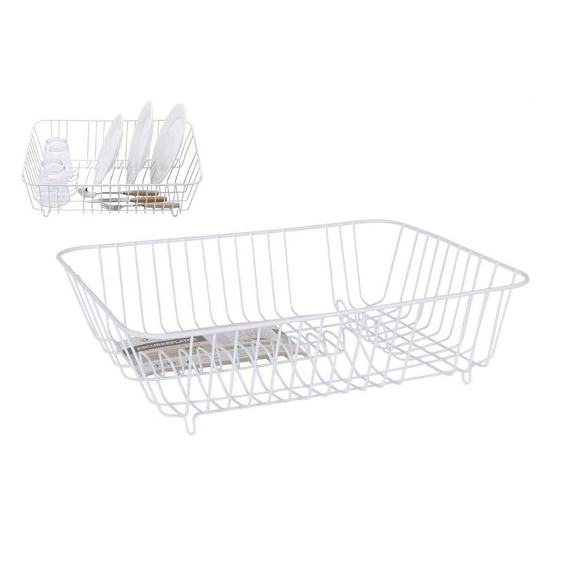 Metal Wire Dish Rack Plate Tray Bowl Cup Holder Drying Drainer Stand Kitchen Dishrack