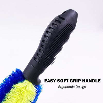 Car Vehicle Wheel Care Cleaning Brush Tyre Tire Rim Clean Scrub Cleaner Tool Wash