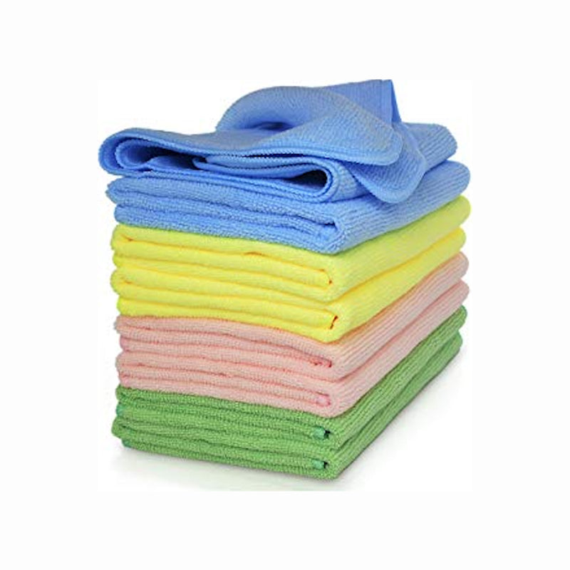 16PCS Microfibre Cleaning Cloth Microfiber Dish Car Gym Towel Glass Cloths 30x30cm