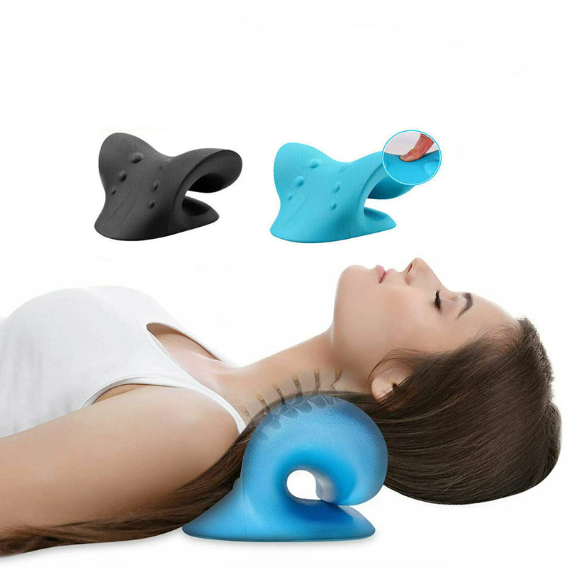 Neck Stretcher Traction Pillow Support Original Cloud Shape Cervical Pain Relief Soft