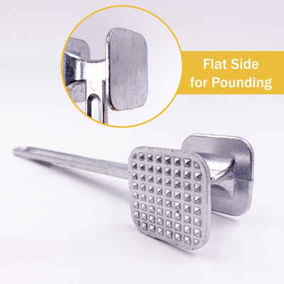 Aluminium Metal Meat Mallet Tenderiser Steak Beef Chicken Hammer Tenderizer Tool