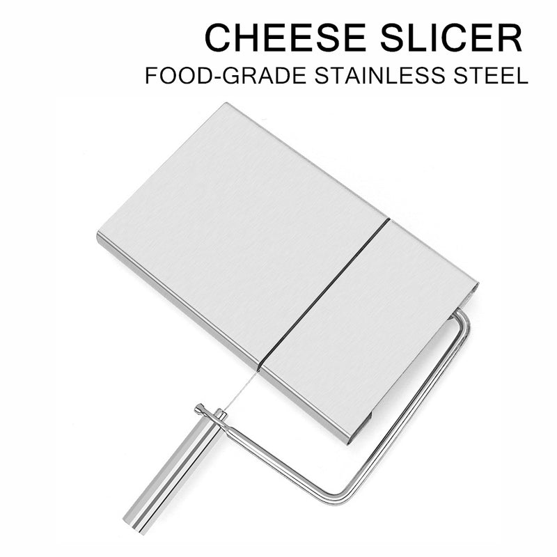 Stainless Steel Cheese Slicer Blade Cake Butter Wire Cutter Cutting Board Tool Cut Slice