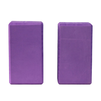 2PCS Yoga Block Fitness Foam Brick Exercise Gym Sports Fitness Pilates Stretching Aid