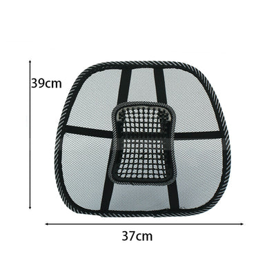 2PCS Mesh Car Seat Back Rest Lumbar Support Office Chair Van Home Pillow Cushion