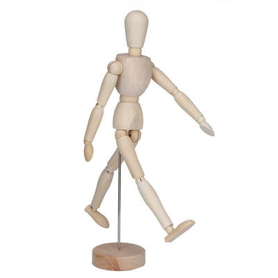 Artist 12” Wooden Manikin Mannequin Movable Adjustable Model Drawing Sketch 30cm